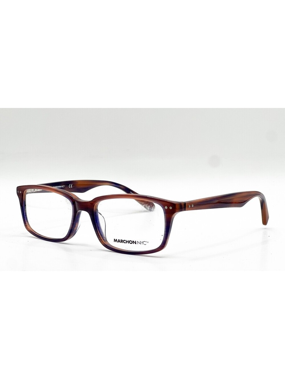 Marchon Nyc M-Carlton 410 Matte Navy Authentic Eyeglasses 53-17-140